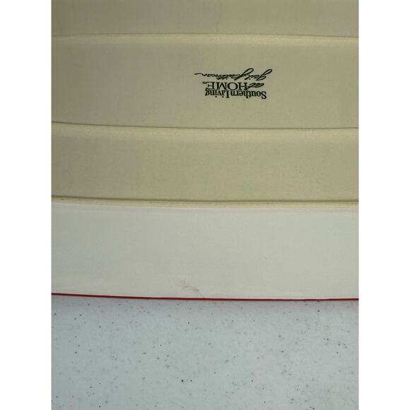 Southern Living at Home Veranda Platter Gail Pittman 18" x 10” Rectangle Floral - Picture 8 of 8